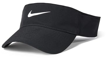 Nike Ace Dri-Fit Unisex Adult Visor, Black/Charcoal/White, L/XL