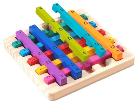 yybng Jeux à Empiler, Jouet d'Empilage Arc-en-en Bois, Activité Sensorielle en Bois pour Garçons Filles Maison École Maternelle