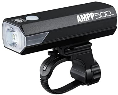 CatEye Unisex's Ampp 500 Front Bicycle Light, Black, One Size