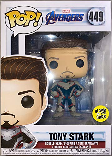 Funko Pop Avengers Endgame Tony Stark Unmasked Iron Man Glow in The Dark Target Exclusive