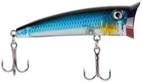 Lot de 2 leurres de pêche artificiels en plastique dur pour pêche en eau salée et eau douce, 7 cm (5#)