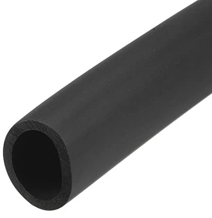 uxcell Schaumstoffschlauch für Griffstütze, Rohrisolierung, 30 mm Innendurchmesser, 40 mm Außendurchmesser, 1 m Länge, Schwarz