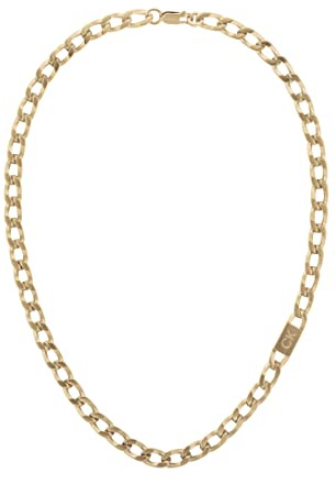 Calvin Klein Collana a Catena da Uomo Collezione OUTLOOK in Oro Giallo - 35000252