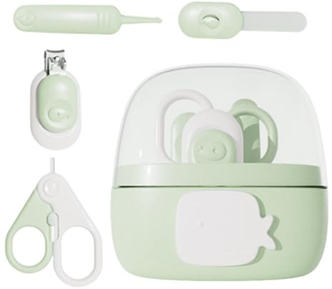 Baby Nagelknipser Set Baby Nagelknipser Set - 4 in 1 Nagelknipser mit Staubschutzdeckel Pflege Pflege Nagelscheren Set Nagelscheren Nagelpflege Nagelpflege sichere Trimmer Schere