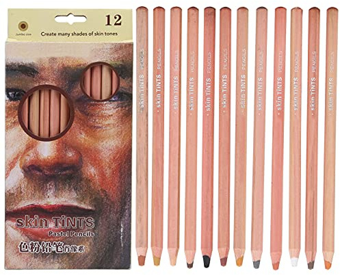 Professionell Pastell Penna Porträtt Set Färgglada Kol Ritverktyg för Realistisk Konst Illustration Scrapbook Cartoon
