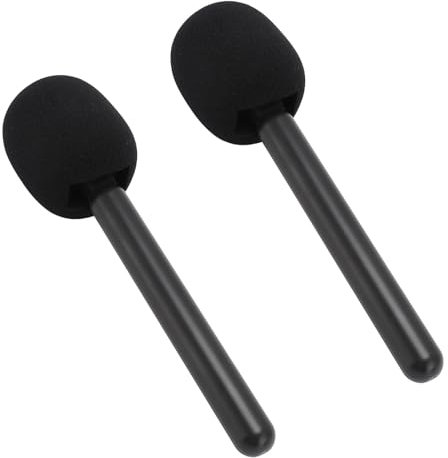 Mic Handle For Hollyland Lark M1 C1 150 G1 Movo, 2Pcs Wireless Interview Microphone Adapter Handheld Mount Adapter For Vlogging, Interviews