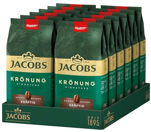 Jacobs Krönung Aroma-Bohnen kräftig Ganze Bohne, 12 x 500g