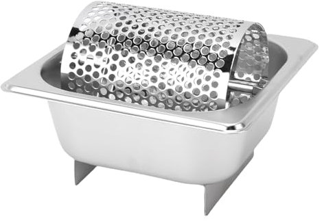 CCYLEZ Rodillo de Esparcidor de Mantequilla de Acero Inoxidable, Rueda de Mantequilla Desmontable para Parrilla de Planchas, Accesorio de Cocina de Herramientas de Cocina, para