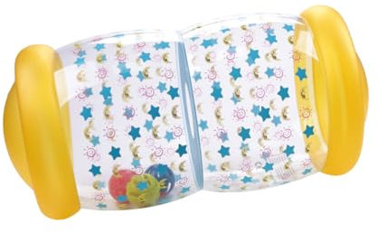 ERINGOGO Rodillo Inflable para Gatear de Juguete de Entrenamiento para Bebés Equipamiento de Práctica de Gateo Color Amarillo Juguetes de Fitness para Desarrollo Infantil