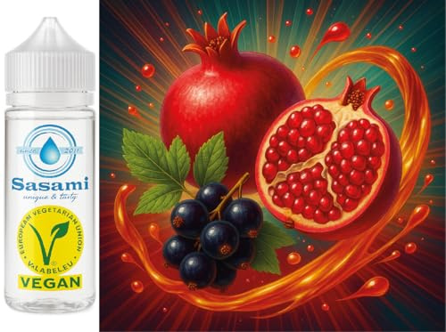 Crimson Pom - Granatäpple Svartvinbär Aromkoncentrat - Vegansk - Sasami - 100ml