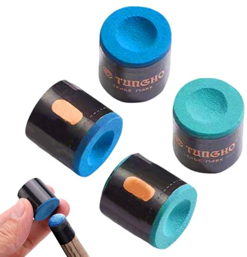 XoeLLe 4 Stück Billard Kreide Snooker Chalk Billardkreide Pool Kreide Pool Queue Würfel Calciumcarbonat rutschfeste Billard Pool Queue TIPP Kreide Snooker Kreide für Bars Home Turniere Spiele