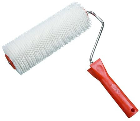 ROTIX Stachelwalze Entlüftungsroller 25 cm breit für Estrich und Nivelliermasse (21 mm Stachel)