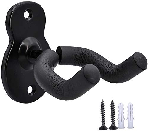 Sound Harbor Black Metal Guitar Wall Mount - GH02