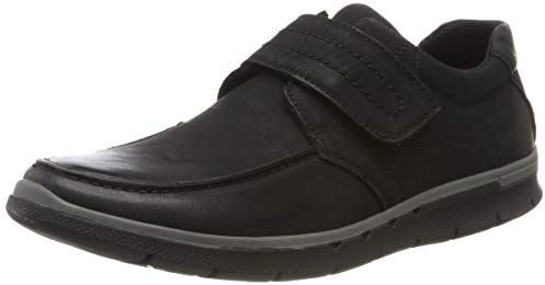 Hush Puppies Male Jasper Slip On Trainer, Black, 14