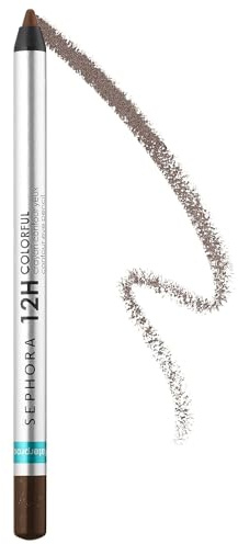 SEPHORA COLLECTION 12H Colorful Contour Eye Pencil Waterproof Eyeliner - 12 Cappuccino - Glitter