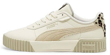 PUMA Damen Carina 2.0 I Am The Drama Sneaker, Sugared Almond Putty Black Beige, 36 EU
