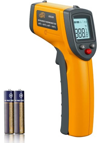 BENETECH Infrared Thermometer, Digital Laser Thermometer, Non-Contact Surface Temperature Gun for Measuring Cooking Food Pizza Oven Grill -58℉~986℉(-50℃~530℃)