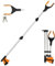 Flintronic 1PCS Faltbare Greifer, Greifzange für senioren, Müllzange Lange 110cm/43, Faltbare Greifer für Senioren, Drehbar Müllgreifer, Extra Langer Greifarm, Orange Farbe
