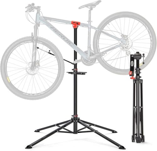 CXWXC Fahrrad Montageständer, Reparaturständer für Fahrräder 360° drehbar mit große Ebike Aluminium FahrradMontageständer,Höhenverstellbarer Fahrradständer für MTB,Rennräder bis 60LB/30 kg