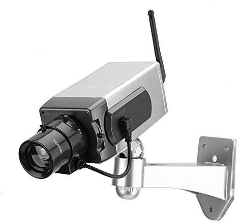 Simulación de Potencia Interior Al Aire Libre Cámara de Cámara Falsa Seguridad CCTV Led FINTERA Falso Camera Camera Camera Led Simulación de la Cámara de Camera