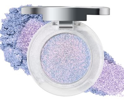 Fard à Paupières Paillettes Illuminateur, Eyeshadow Glitter Couleur Intense, Une Seule Couverture, Étincelantes Palette Maquillage Yeux, Creme Eyeshadow Holographique Longue Durée et Maquillage-03