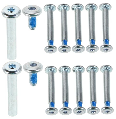 OHPHCALL 20 Piezas Tornillos Inoxidables para Patines Línea Accesorios para Ruedas y Ejes Kit de Reparación con Instalación Fácil y Diseño Práctico para Mantenimiento de Equipo de Patinaje