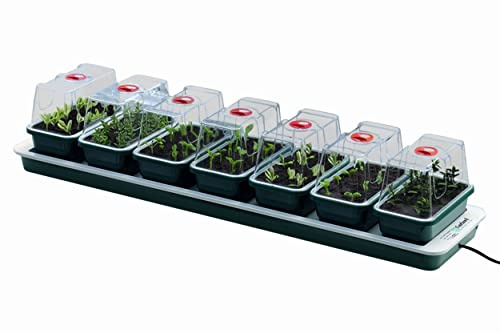Super 7 Electric Propagator Self Heating Windowsill Propagator Lidded Seed Tray