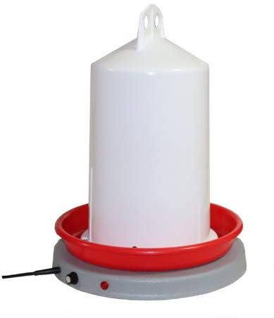 Hemel 2-teiliges Set Doppelzylindertränke (7 l) und Tränkenwärmer