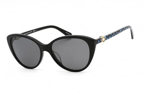 Kate Spade Visalia/G/S Acetate 7RM PATTERN BLACK, Cat Eye/Butterfly, 55