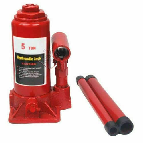 Cric Crick Idraulico Per Auto A Bottiglia Sollevatore Martinetto 5 Tonnellate