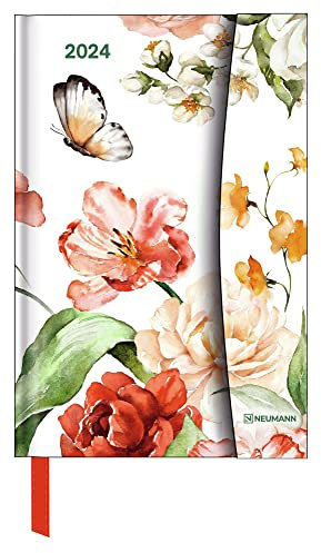 Flower Fantasy 2024 - Diary - Buchkalender - Taschenkalender - 10x15: Magneto Diary