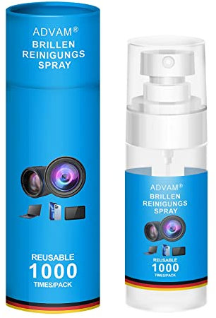 Neu 50ml Brillenreiniger, Professionelles Brillenreinigungsspray für LED, UHD TV, Monitor, Tablet, Computer, Kamera Linsen Und Verschmutzungsfreies Ammoniakfrei, Geruchsfrei