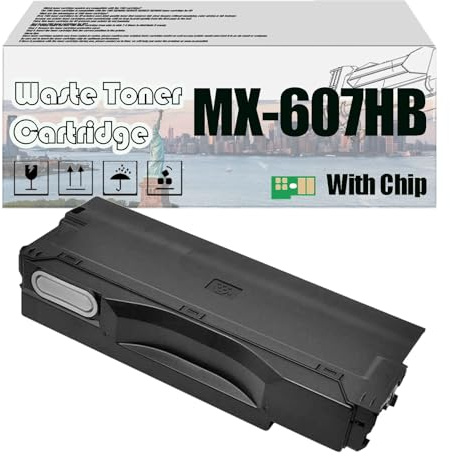 AWDAXC MX-607HB MX607HB Waste Toner Box, Compatible for Sharp MX-2630N MX-2651 MX-3050N MX-3051 MX-3070N MX-3071 MX-3550N MX-3551 MX-3570N MX-3571 MX-4050N MX-4051 MX-4070N 1 pcs