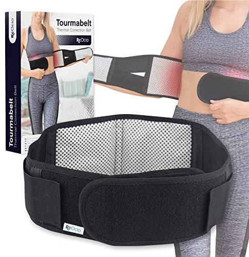 Rc Ocio Fascia Lombare supporto schiena | Correttore posturale, fascia lombare riscaldante. Fascia lombare elastica, ortopedica scaldante per supporto lombare. Fascia supporto lombare Uomo/Donna
