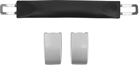 Plastbagagehandtag 24,6 Cm Längd Resväska Draghandtag Utbyte Med Metall ändlock Resväska Handtag Handtag För Resekartonger Fodral