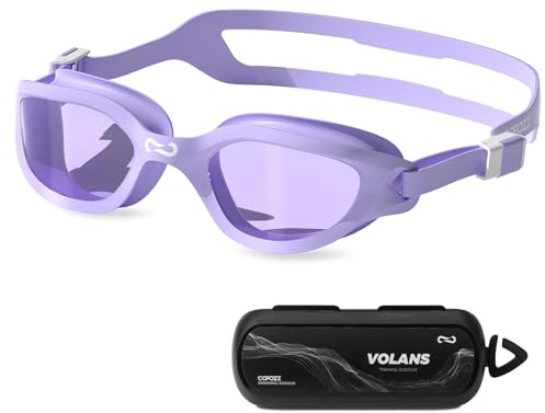 COPOZZ Swim Goggles Adult Women, Swimming Goggles for Women & Men, Anti-Fog No Leaking UV Protection for Adult
