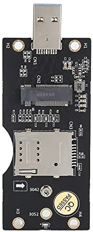 Tarjeta adaptadora M2 a USB 3.0 Tarjeta elevadora NGFF SIM 3G 4G 5G Módulo 5G LTE Adaptador USB para computadora de Escritorio Laptop Stick Surfstick USB3.0 Compatible con Interfaz 3042 3052 Key B