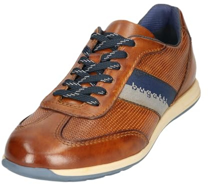 bugatti Zapatos de negocios para hombre, con cordones, plantilla intercambiable, Cognac 6300, 40 EU