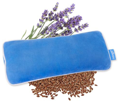 NEWGO Augenkissen Lavendel bei Trockenen Leinsamen,lavendel augenkissen yoga, Körnerkissen Augenmaske für Entspannung & Meditation