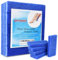 SALVMARY Disposable Pumice Stone for Feet Hard Skin Callus Remover Foot Scrubber Pad Blue 40 Pcs