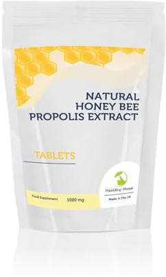 Propolis 90 Tablets – Natural Immune Support & Antioxidant Protection – 500mg, Non-GMO, Bee Propolis Extract