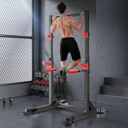 LYUCAYHQ Trazioni per Palestra Domestica, Multipower Palestra, Altezza Regolabile, Stazione di Allenamento, Attrezzatura per Allenamento di Forza