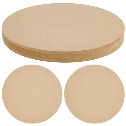 UNICRAFTALE 4 Stück Flache Runde Töpferscheibenschläger 25cm Runde Töpferscheibensystem Für Ton Kunsthandwerk Keramik Töpferwerkzeuge Töpferschläger Für Die Töpferscheibe Tragbares Tonkeilbrett