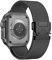 Bracelet de montre métallique, en acier inoxydable, maille milanaise, compatible avec les bracelets de 42, 44, 45, 46, 49 mm pour Apple Watch Ultra/Ultra 2/Series 1/2/3/4/5/6/7/8/9/10/SE, noir