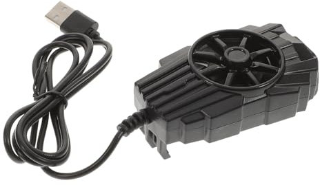 HOMSFOU Ventilador De Mano Recargable Con Disipador De Calor Soportes Portátiles Plegables Ventilador De Luz Impermeable Soporte USB Para Escritorio Juego Batería Radiadores