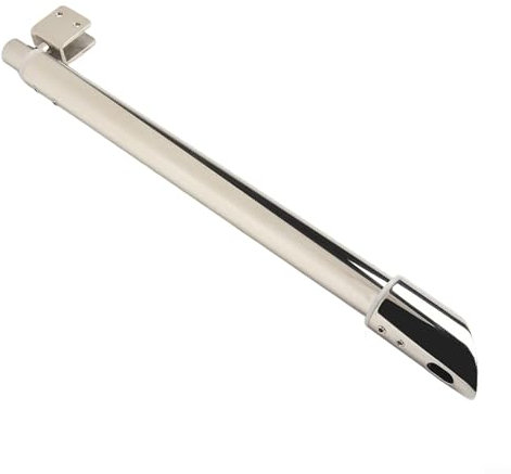 Barre de traction pour porte en verre sans cadre 8 à 12 mm - Supports de panneau de douche - Pièces de quincaillerie pour porte de baignoire - Support de panneau fixe (1# (incliné)