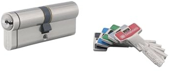 THIRARD Cylindre de serrure double entrée T2, anti-effraction, 40 x 40 mm