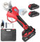 NUMNER Secateur Electrique Sans Fil 50mm, Sécateur de Jardin avec 2 Batteries et Écran LCD, Lames Sharp Sk5, Moteur Sans Balais, Sécateur Électrique pour Jardinage, Vigne, Arbre Fruitier (Rouge)