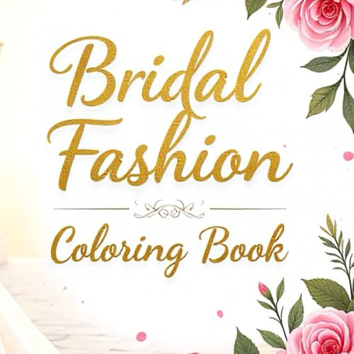 BRIDAL FASHION COLORING BOOK