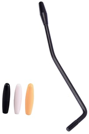 BAZEITFLOW Brazo de Palanca de Vibrato Efecto Tremolo para Guitarra Eléctrica y Cambio de Tono con Rosca de 6 Mm, 3 Puntas de Metal Negro para Guitarristas